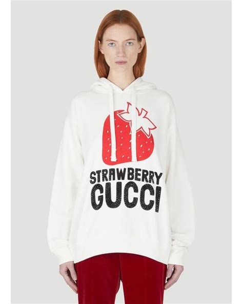 gucci hoodie roses|gucci strawberry hoodie.